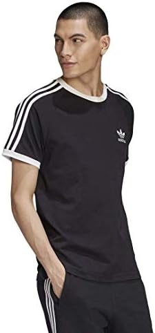 Camiseta Adidas 3 Stripes - Preto