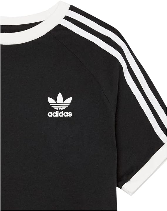 Camiseta Adidas 3 Stripes - Preto