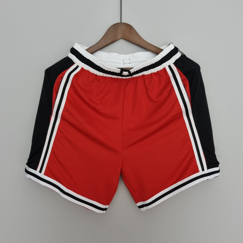 Shorts Chicago Bulls Black Red NBA