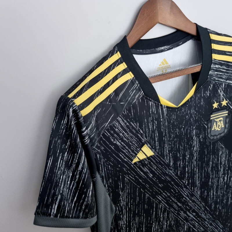 Camisa Seleção Argentina 2020/22 Edição Comemorativa Black/Gold - ResPeita Sports