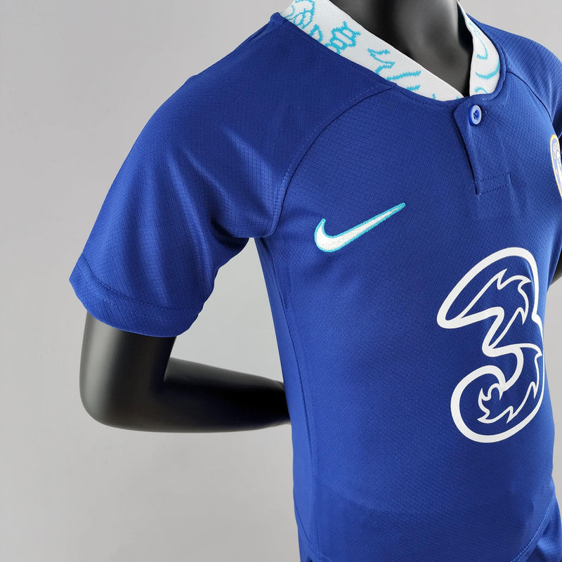 Conjunto Infantil Chelsea 2022/23 - Away - ResPeita Sports 