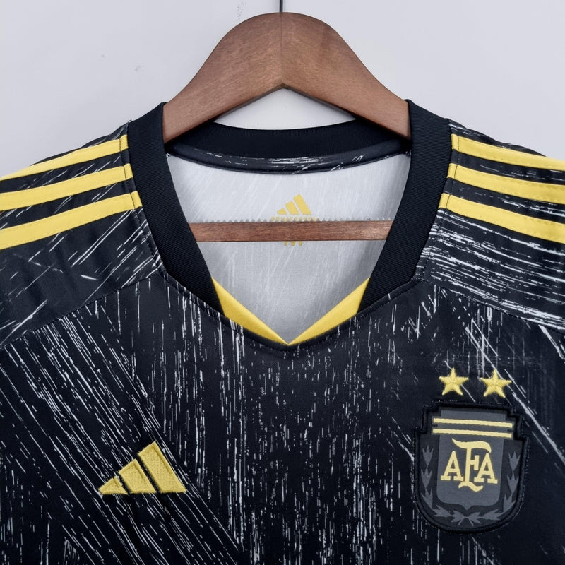 Camisa Seleção Argentina 2020/22 Edição Comemorativa Black/Gold - ResPeita Sports