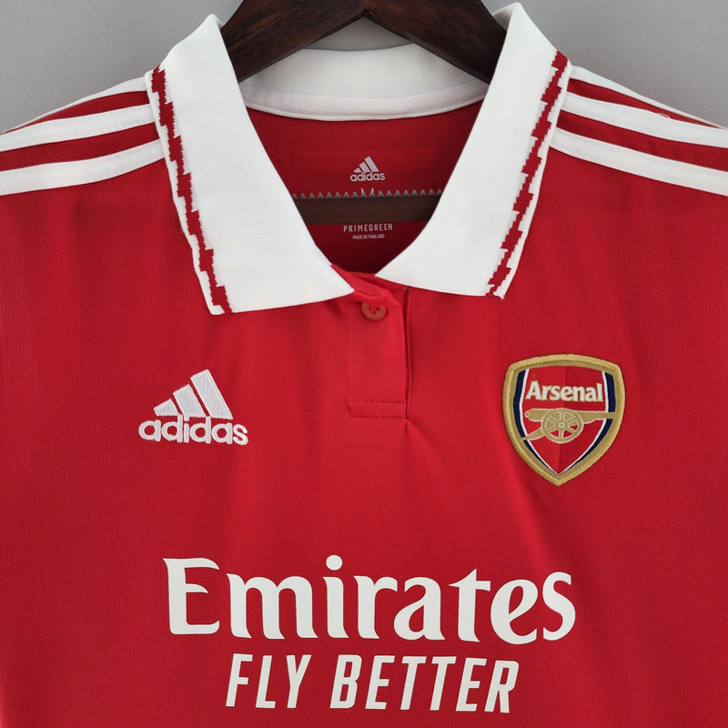 Camisa Feminina Arsenal 2022/23 Home - ResPeita Sports 